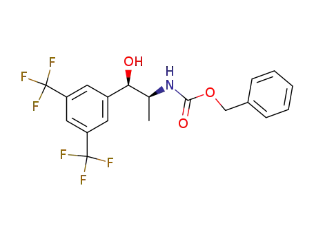 benzyl (1S,2R)-2-(3,5-bis(trifluoromethyl)phenyl)-2-hydroxy-1-methylethylcarbamate